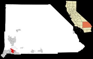 샌버너디노 군 내 위치