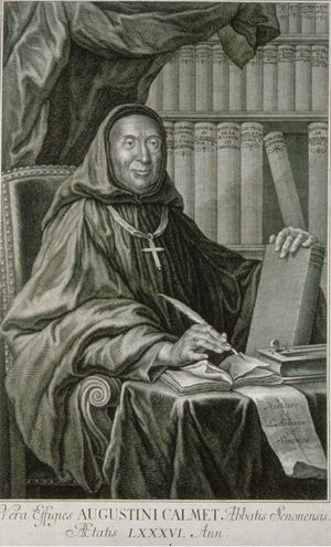 오귀스탱 칼메의 초상화