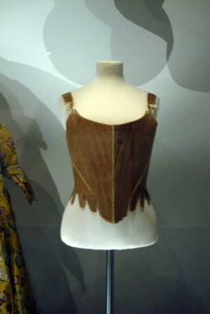 1780년대경의 스테이즈 한 벌. 영국, 바스 패션 박물관