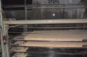 Jute-stick Particle board manufacturing process