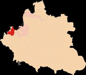 폴란드-리투아니아 연방 내 포메라니아 보이보드십의 위치