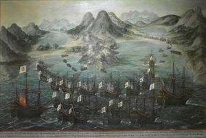 후안 데 라 코르테가 그린 1633년 산 마르탱 점령