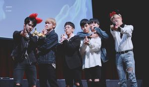 2017년 10월 21일 당시의 JBJ
