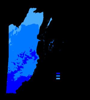 벨리즈의 쾨펜 기후 구분