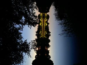 일몰 무렵의 림 댐(Lymm Dam)