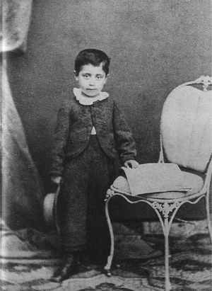 1865년(4-5세)의 말러