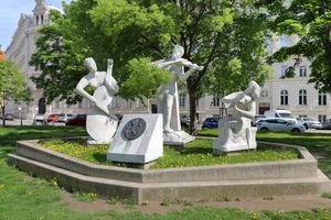 오스트리아 빈 루즈벨트 광장 비발디 기념비