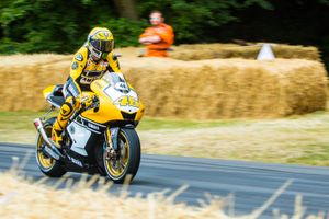 2015년 굿우드 페스티벌 오브 스피드에서의 발렌티노 로시