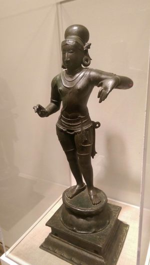 타밀나두(Tamil Nadu) 출토 시바 바크티 수행자 동상(11세기 이후)