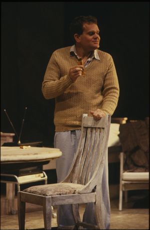 다운스테이지 극장에서 공연한 "갈매기(Gulls)"의 마크 해들로(1988)