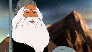 랠프 박시의 애니메이션 영화 반지의 제왕에서의 세오덴