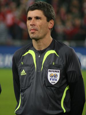 마르쿠스 메르크는 이 대회에 배정된 심판 중 한 명이었다.