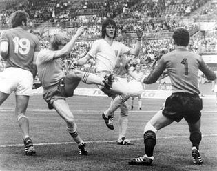 1974년 FIFA 월드컵에서 불가리아와 스웨덴의 경기 (0-0)