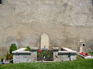 릴케의 무덤, 스위스 라론