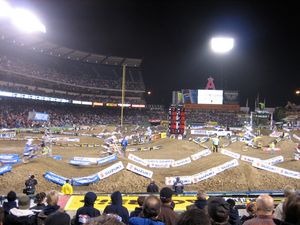 스타디움에서 열리는 슈퍼크로스