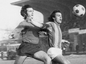 1970년대 초반, 크레모네세에서 활약하는 신예 카브리니 (오른쪽)