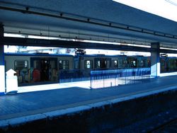 오스티아 리도 첸트로 역 승강장