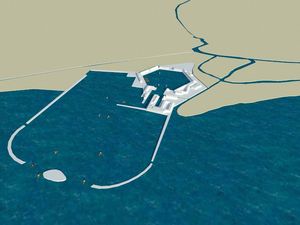 클라우디우스의 최초 항구와 트라야누스 시대 육각형 내항