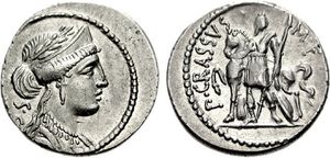 데나리우스 발행, 푸블리우스 크라수스