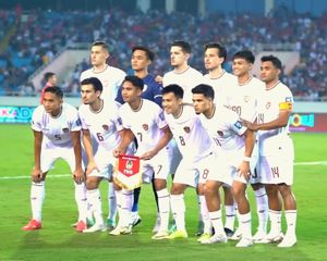 2024년 3월 26일, 2026년 FIFA 월드컵 아시아 지역 2차 예선에서 베트남과 경기하는 인도네시아의 라인업