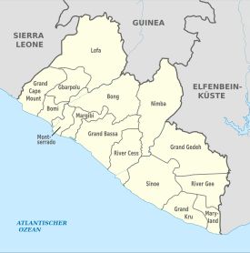 라이베리아의 행정 구역