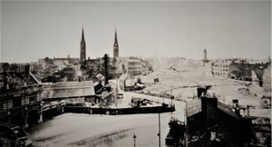 근대화 과정 중인 1936년 코번트리 시 중심지 재개발