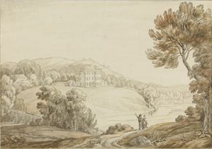 프랜시스 타운의 엑서터 근처 카울리 플레이스, 1812년경