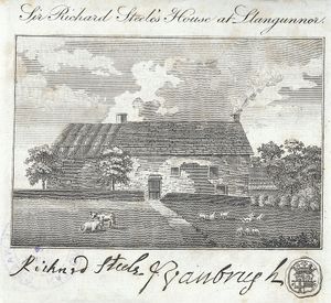 카마든 근처 랑구너에 있는 리처드 스틸 경의 집, 1797년