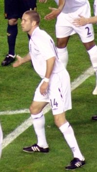 2009년 잉글랜드 국가대표팀에서 활동하는 업슨