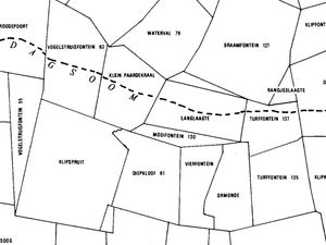 요하네스버그 남서쪽 클립스프루이트와 디에프클루프