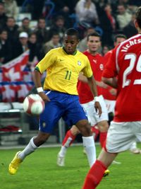 스위스전에 출전한 브라질의 호비뉴