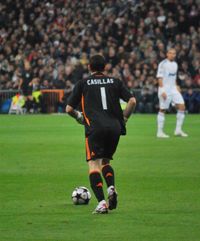 2009년, 레알 마드리드 경기의 카시야스