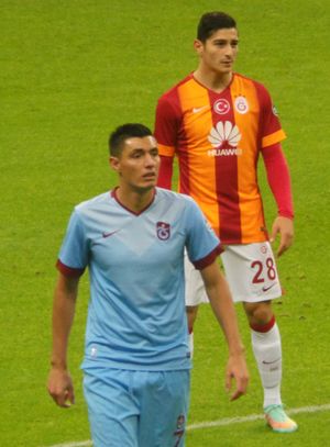 2014년 갈라타사라이와의 경기에서 트라브존스포르 소속으로 뛰는 카르도소