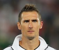 미로슬라프 클로제는 독일 국가대표팀 역대 최다 득점자로 71골을 기록하였으며, 2014년 FIFA 월드컵 준결승전 이후 역대 월드컵 최다 득점자로 이름을 올리기도 하였다.