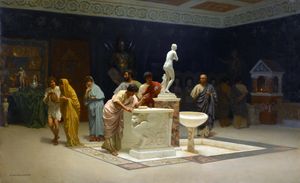 Stefan Bakałowicz: At Maecenas' Reception Room, 1890