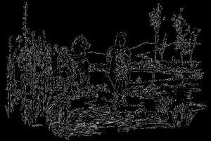 루비콘 강변에서 망설이는 율리우스 카이사르