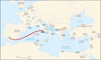 문다로 가는 카이사르의 원정