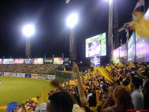 시바오 경기장 (Estadio Cibao), 아길라스 시바에냐스(Águilas Cibaeñas) 야구단의 홈구장