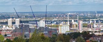 울리치 건설 현장 (슈터스 힐 전망, 2016)