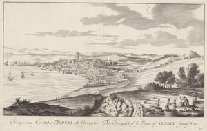 존 슬레이저(John Slezer)가 그린 1693년의 던디