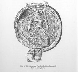 알렉산더, 로스 백작이자 섬의 영주