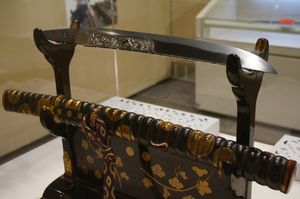 나가소네 고테쓰는 최상대업물로 평가받았으며, 에도 시대 가장 인기 있는 검 제작자 중 한 명이었다. 사진은 단도인 "호라이산 고테쓰".