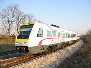 자그레브-스플리트 노선의 ICN 틸팅 열차