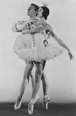 폰테인과 헬프만, 잠자는 숲속의 미녀, 새들러스웰스 1950년