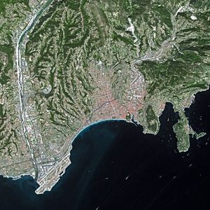 Spot 위성에서 본 니스