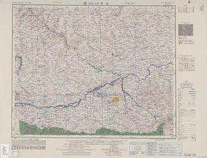 시안(HSI-AN (SIAN) (walled))이 포함된 지도 (미육군 지도국(Army Map Service), 1955)