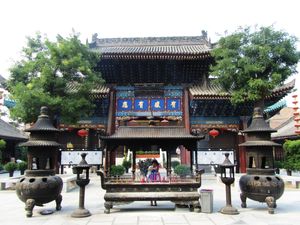 시안의 성황묘 정자