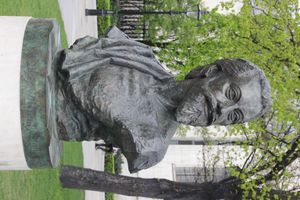 나이절 분햄(Nigel Boonham)의 존 던 기념비(John Donne Memorial), 2012년, 세인트 폴 대성당 교회 묘지