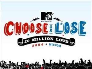 MTV Choose or Lose 로고