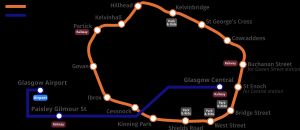 글래스고 공항 철도 연결(Glasgow Airport Rail Link)의 제안된 노선